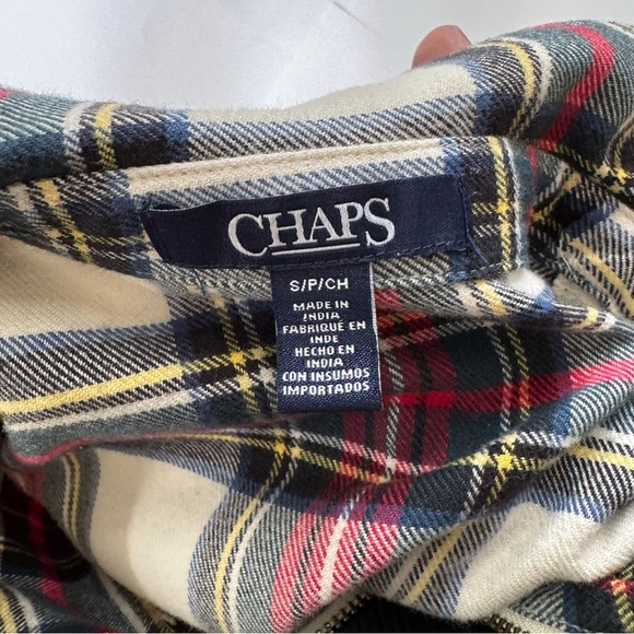Vintage Chaps Zip Up Flannel Plaid Shirt Jacket Women’s Small - Picture 9 of 9